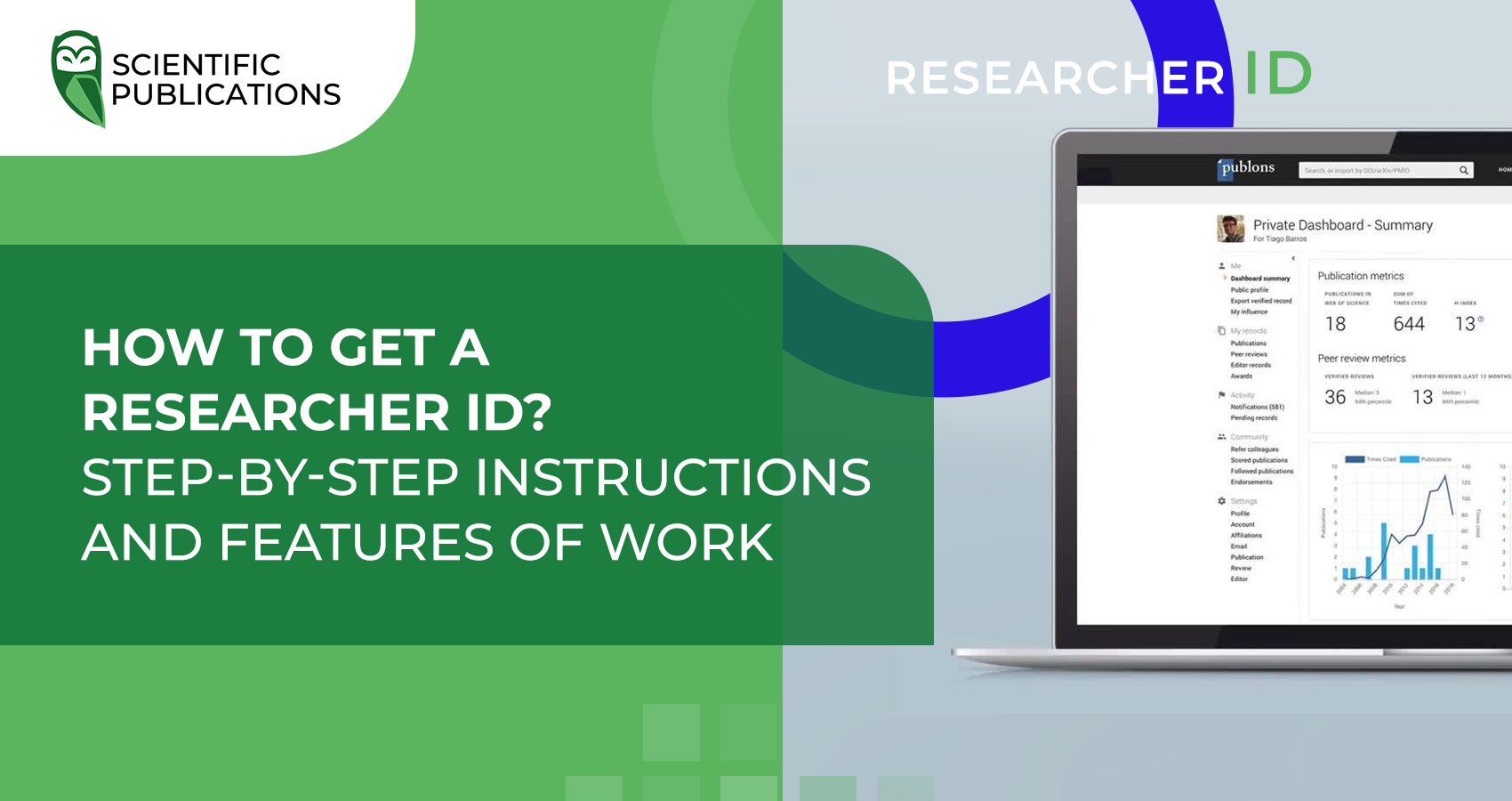 How to get a Researcher ID? Step-by-step instructions and features of work