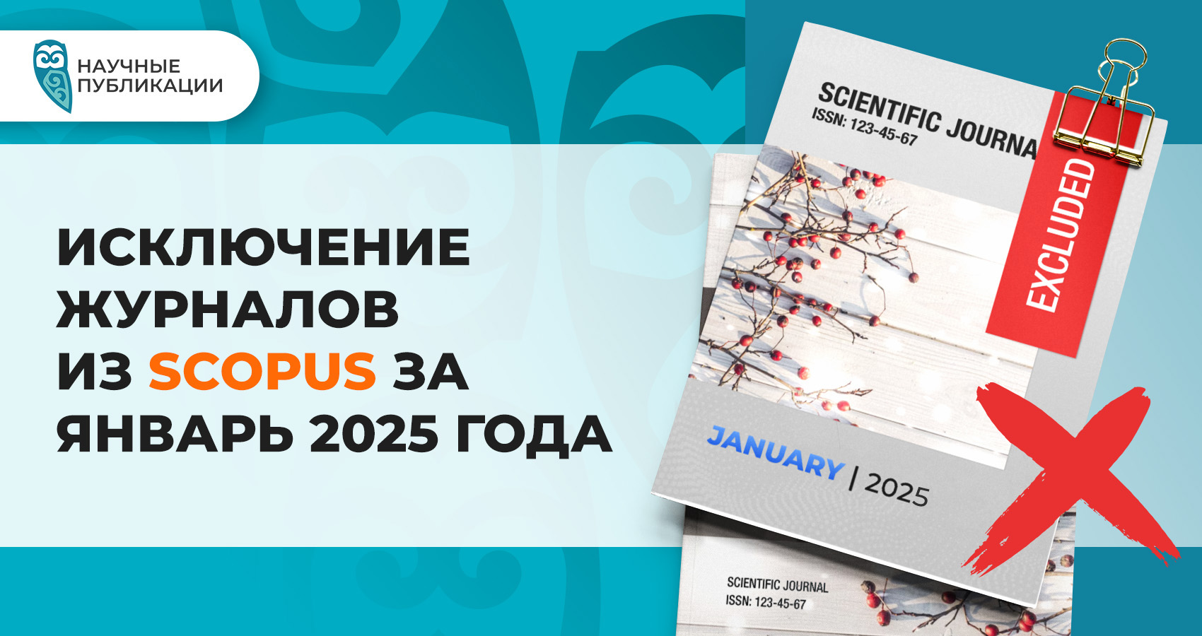 Исключение журналов из Scopus за январь 2025 года