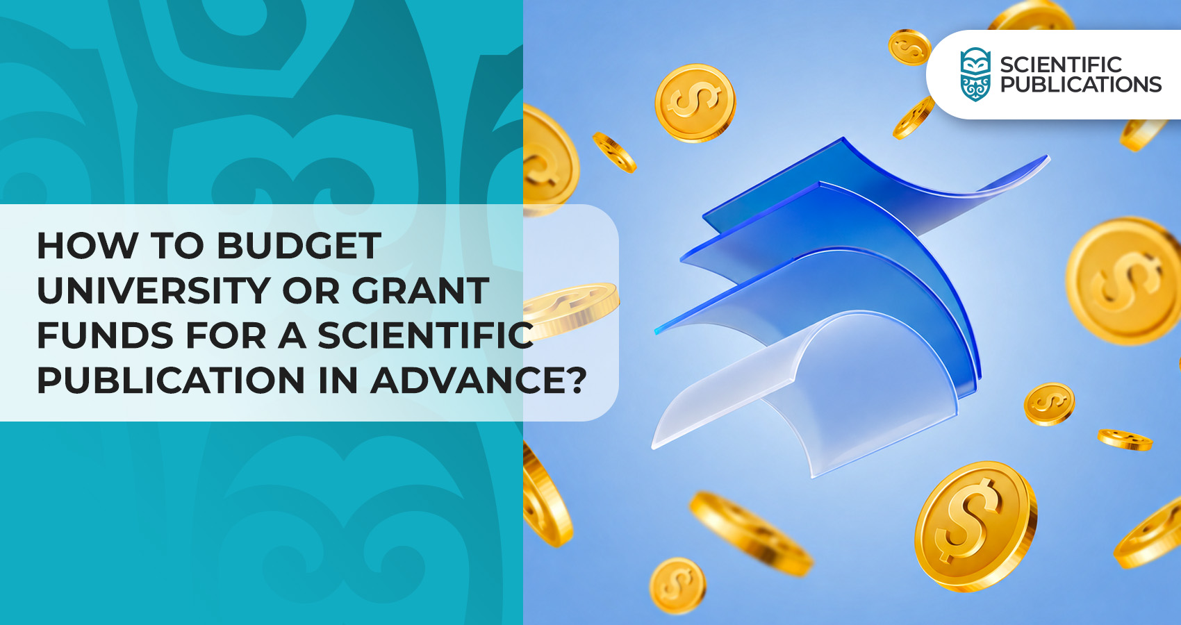 How to budget university or grant funds for a scientific publication in advance?