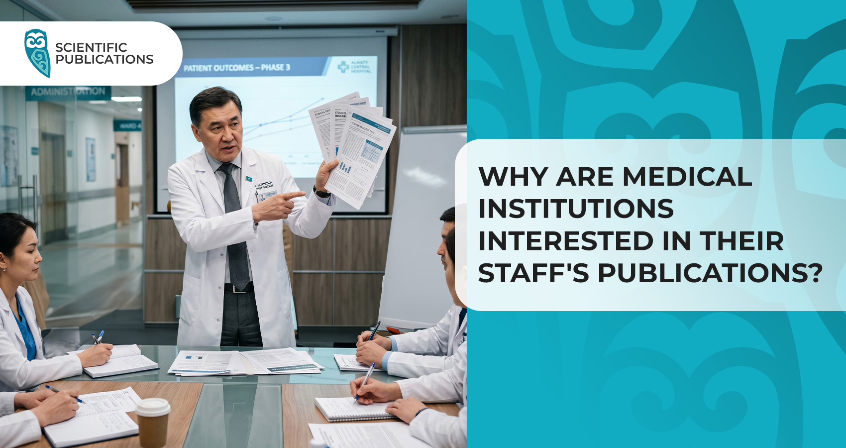 Why are medical institutions interested in their employees' publications?