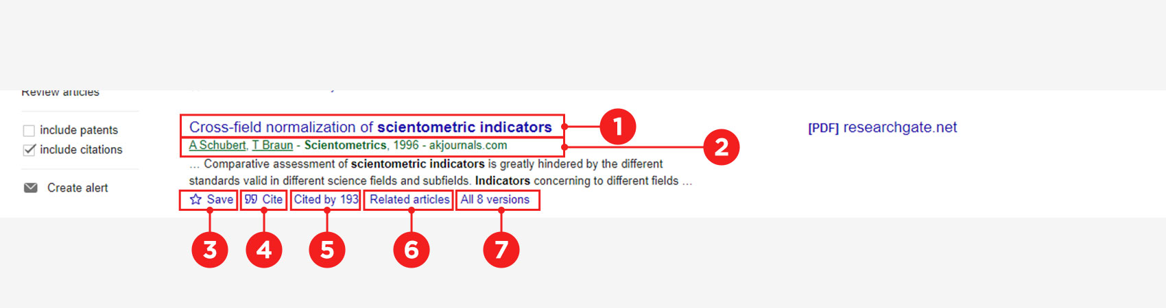 Google Academy: searching the articles